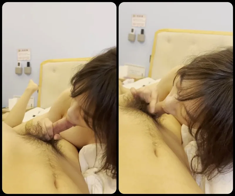 Bồ ngoan bú láp cặc bự của anh